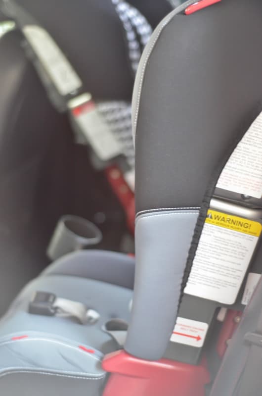 side view of carseat