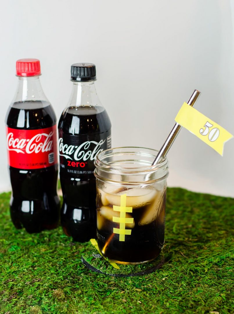 Get ready for the Big Game with printable straw flags, DIY tailgate party decor ideas, a great recipe and more! Perfect for any football lover. (sponsored) #ScoreMoreFans #CollectiveBias