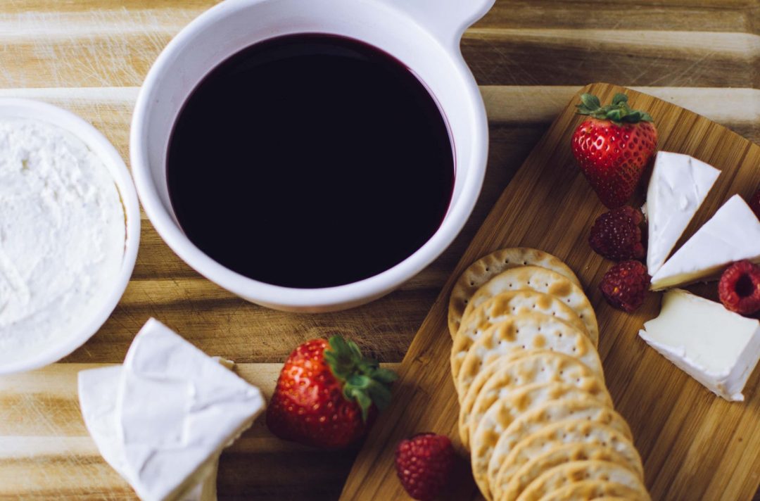 Holiday Black Cherry Wine Dip that is an easy holiday dip recipe for your cheese platter. Great for party appetizer ideas.