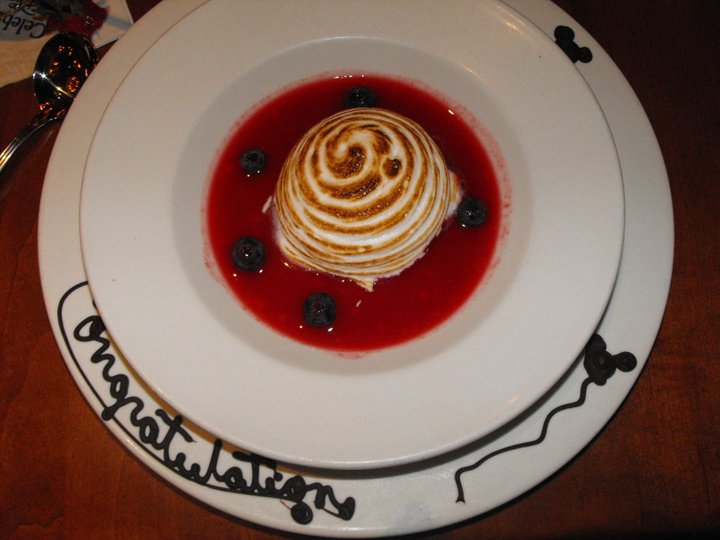 A honeymoon at Walt Disney World is worth every moment. Here is why! #disneymoon #disneyhoneymoon Special touches to desserts and dinners making a honeymoon at Walt Disney World special.
