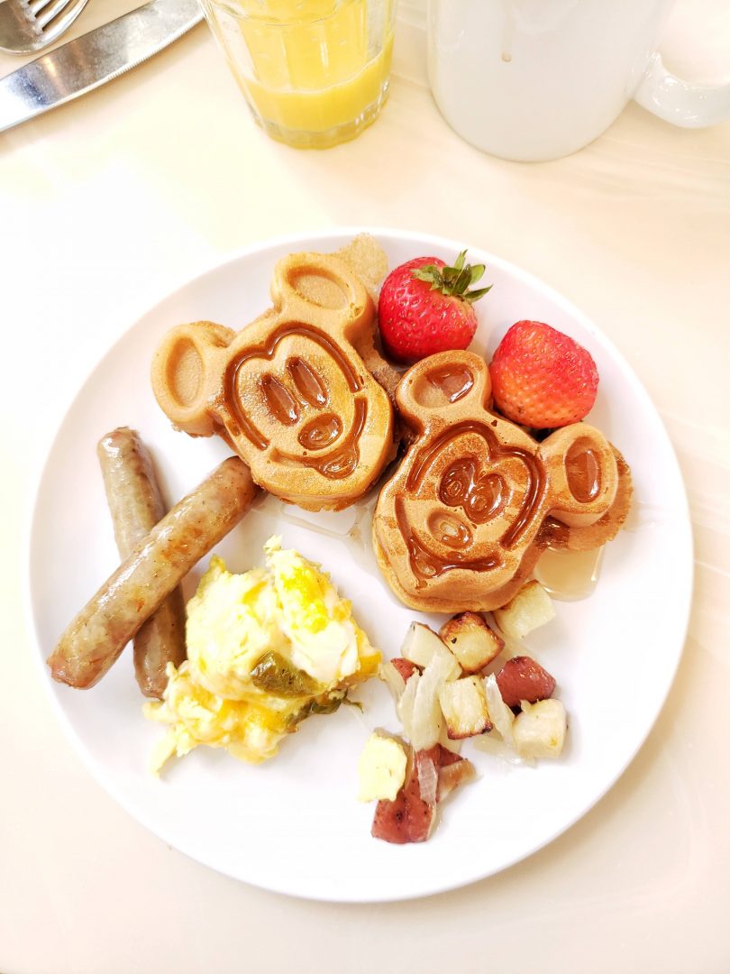 Mickey Waffles are great for Walt Disney World Birthdays