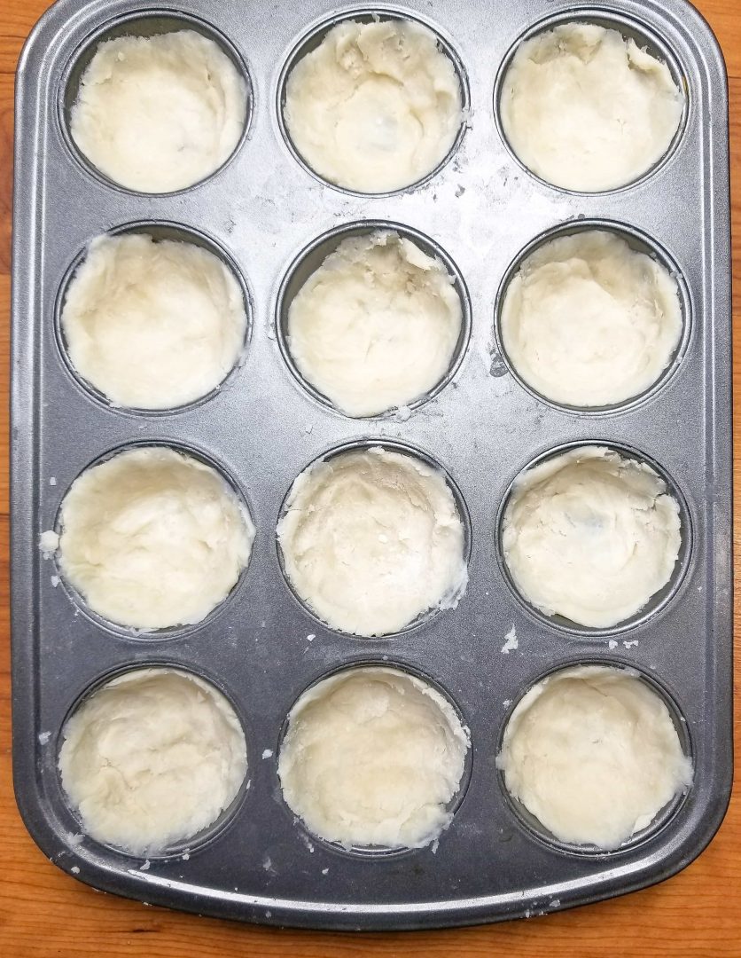 This mini pie crust shells recipe with Coconut Oil is to die for. A sweet crust flavor with an incredible workable dough while baking. A simple dessert recipe.