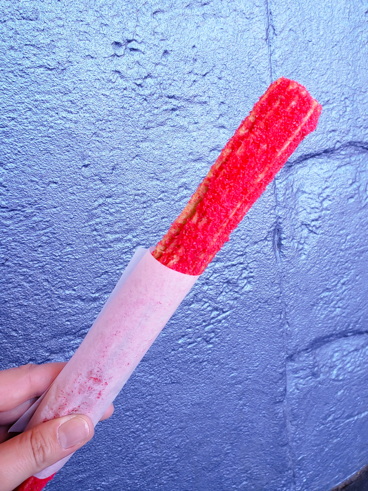 Are you ready for the Churro Challenge at Disneyland? Check out what you need to prepare your taste buds for during Disneyland's Churro Challenge at Pixar Fest. Strawberry Churro Challenge