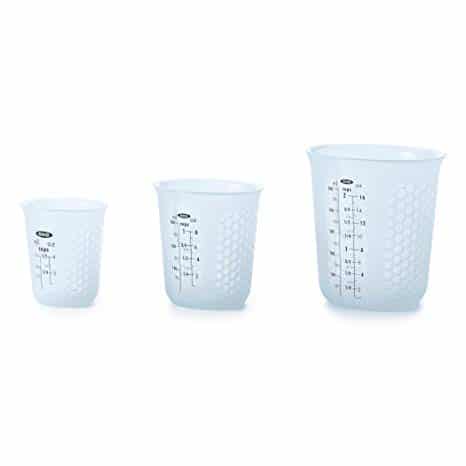 OXO Good Grips 3 Piece Squeeze & Pour Silicone Measuring Cup Set