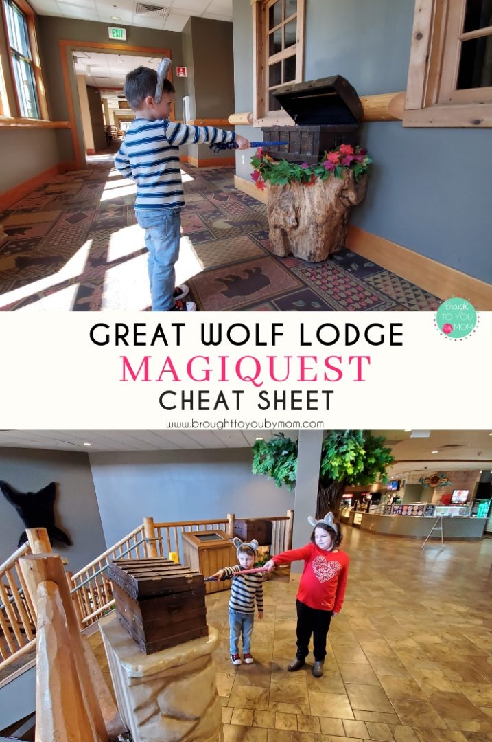 Need help becoming a Master Magi on MagiQuest at Great Wolf Lodge in Grand Mound, WA? Check out these MagiQuest tips and a MagiQuest cheat sheet to help complete quests and adventures. #ad #greatwolflodge #magiquest #summercampin Great Wolf Lodge MagiQuest