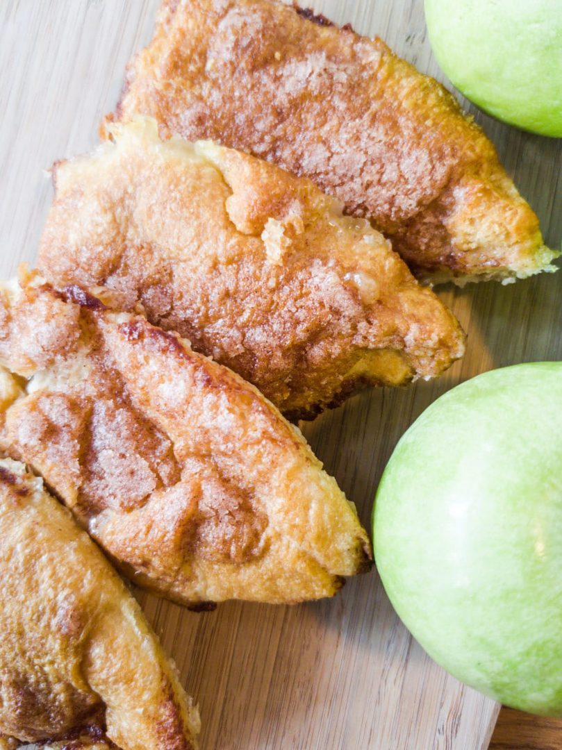 apple dumplings with green apple