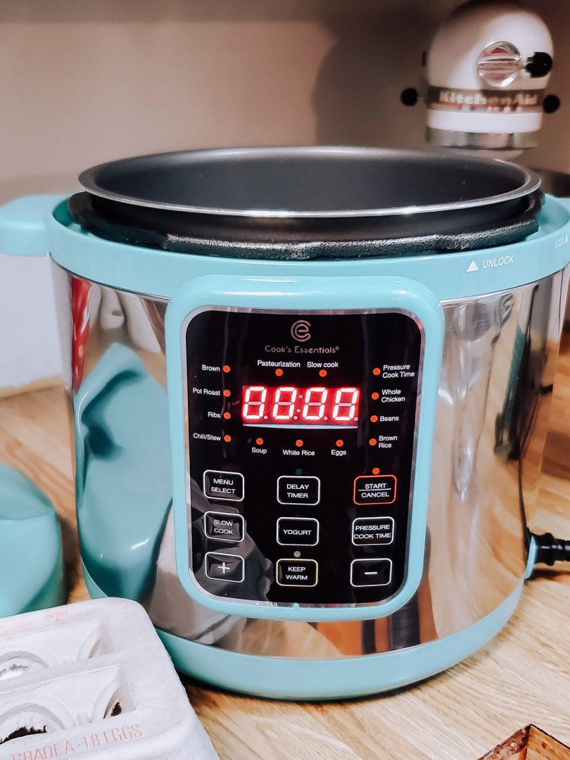 instant pot with eggs