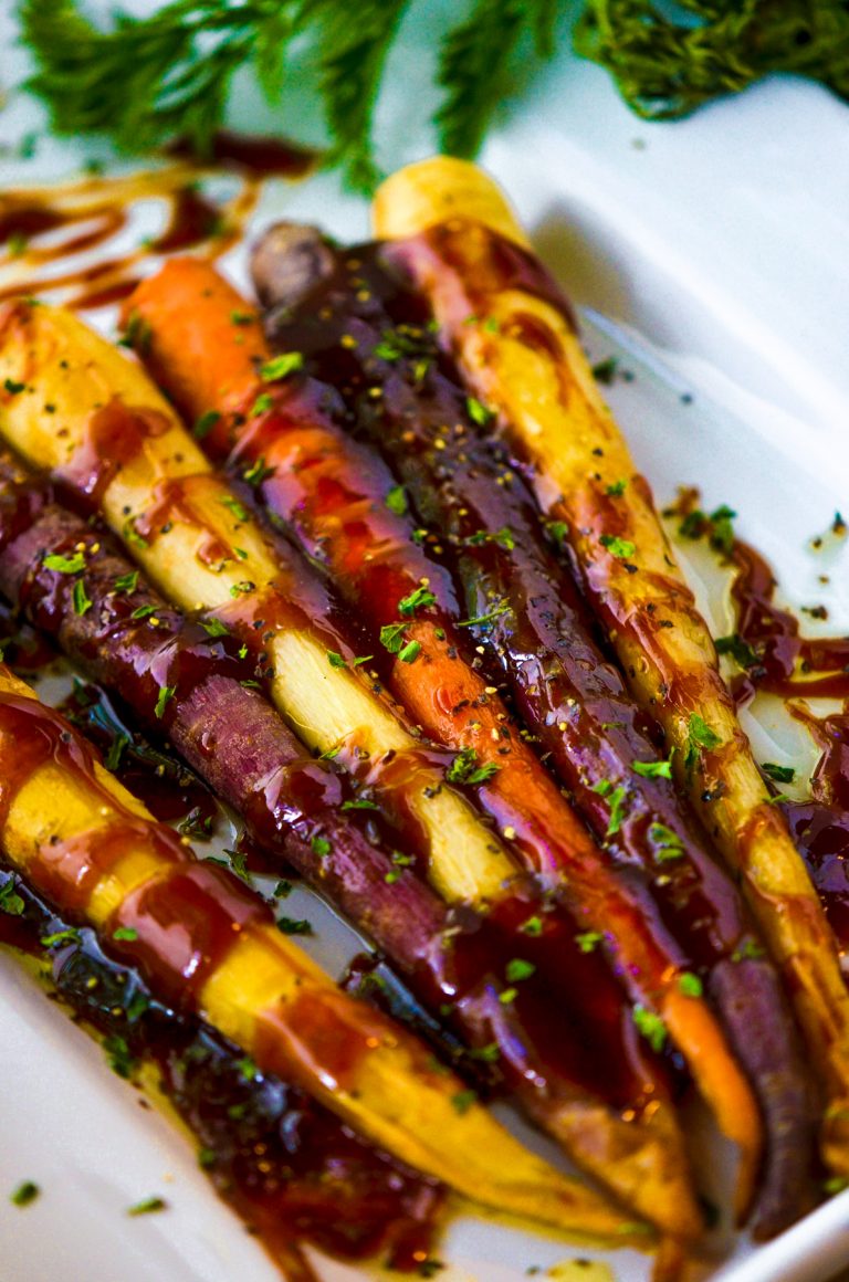 Roasted Honey Glazed Carrots – Brought to You by Mom